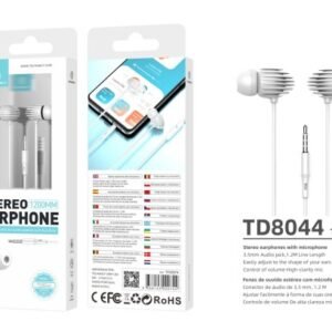 Auriculares Com Duplo Alto-Falante 3.5Mm Branco