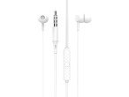 Auriculares Com Fio (Inear-Microfones-Branco)