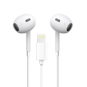 Auriculares Compativel Para Iphone 14 13 12 11 Pro Max Iphone X Xs Max Xr Iphone 8 Plus Iphone 7 Plus, In Ear Headphones Com Controlador De Microfone Branco