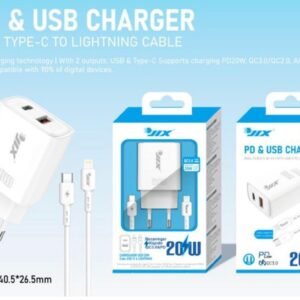 Carregador Rápido PD 20W + QC3.0 USB