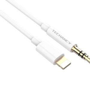 Cabo Auxiliar De Carro Para Iphone, Cabo Lightning A Jack 3.5 Para Rádio De Carro, Compatível Com Iphone 14/14 Plus/14 Pro/Se 2022/13 Pro Max/12 Mini/11/Xr/Xs, 1 M