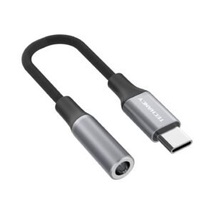 Adaptador Usb C Para Jack De 3,5 Mm, Adaptador Auriculares Tipo C, Usb Tipo C Jack Headphone Audio Adaptadores, Compativel Com Samsung Galaxy S21 S21 Note20 S20 Ultra, Huawei P40/P30 Pro/Mate 20/330 0, Xiaomi. I9-8 Preto