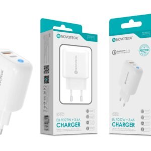 Carregador Type-C 27w+ Usb QC 3.0 C-012
