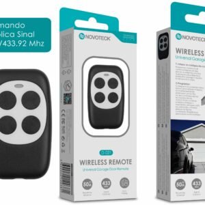 Comando Réplica Sinal 433-433.92MHZ Cinzento D-021 Comando Garagem
