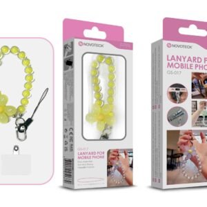 Cordão Fashion Universal para Telemóvel GS-017 AMARELO