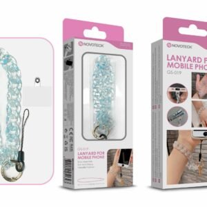 Cordão Fashion Universal para Telemóvel GS-019 AZUL