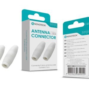 Conector de Antena NOVOTECK L-004 - Pacote com 2, Fácil Instalação, Compatibilidade Universal