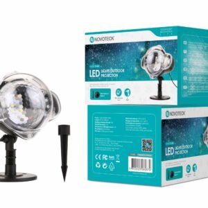 Projetor LED para Exteriores Novoteck PL-008 – Iluminação Dinâmica e Festiva