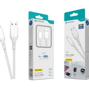 Cabo de Dados Lightning Branco 2M,5A, S-089