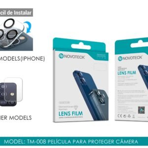 Película De Vidro Câmara Traseira para REDMI 14C