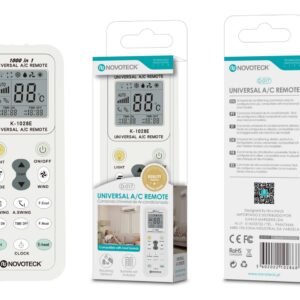 Controle Remoto Universal Novoteck para Ar Condicionado D-017 - Compatível com Múltiplas Marcas